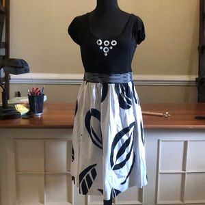 Black and white dress